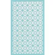 Silk Screen pour Pâte polymère 80x140 mm - Motif moitié d'orange x1