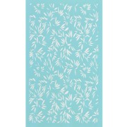 Silk Screen pour Pâte polymère 80x140 mm - Motif feuilles de bambou x1|raw }}