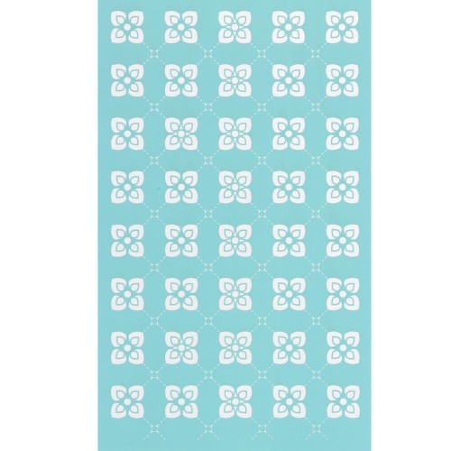 Silk Screen pour Pâte polymère 80x140 mm - Motif carreaux de ciment x1