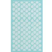 Silk Screen pour Pâte polymère 80x140 mm - Motif gouttes x1