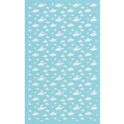 Silk Screen pour Pâte polymère 80x140 mm - Motif feuille de Ginkgo x1|raw }}