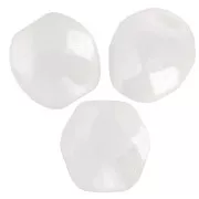 Facettes 4 mm - Alabaster Pastel White x50