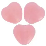 Perles coeurs 6x6.5 mm - Milky Pink x10g