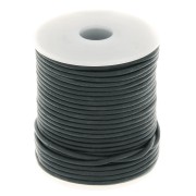 Cordon cuir 2 mm Bleu Nuit x 25 m