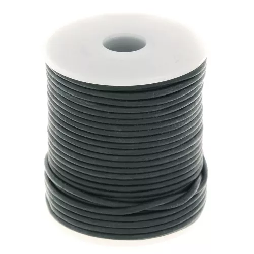 Cordon cuir 2 mm Bleu Nuit x 25 m