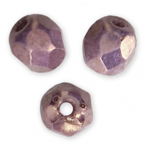 Facettes 4 mm Chalk White Vega Luster x50