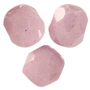 Facettes 4 mm Chalk White Lila Luster x50