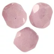 Facettes 4 mm Chalk White Lila Luster x50