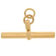 Pendentif barre 10x20 mm - Acier inoxydable 304L Doré x1