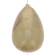 Perle poire en papier mâché effet métallisé 33x22 mm - Golden x1|raw }}
