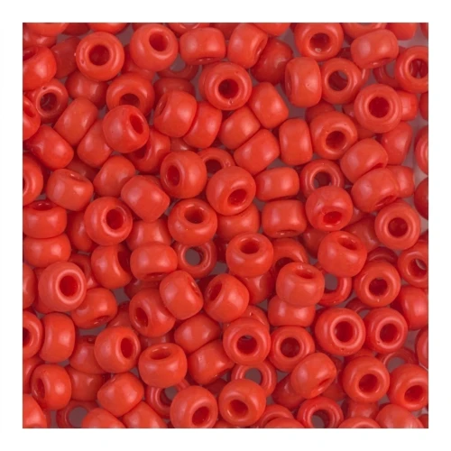 Rocaille Miyuki 8/0 407 - Opaque Vermilion Red x8g