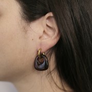 Créoles rondes 16 mm - Fil 3 mm - Acier inoxydable 304L Doré x20