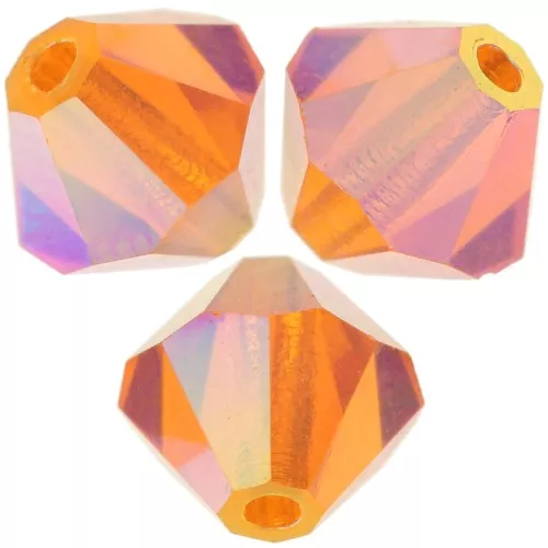 Perles toupies Preciosa - Rondelle Bead 5 mm - Sun AB 2X x12