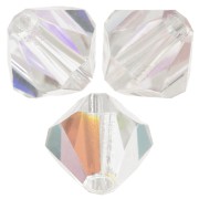 Perles toupies Preciosa - Rondelle Bead 5 mm - Crystal Glitter x12|raw }}