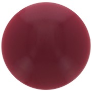 Cabochon rond en acrylique opaque 14 mm - Bordeaux x1|raw }}