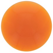 Cabochon rond en acrylique opaque 14 mm - Ambre x1|raw }}