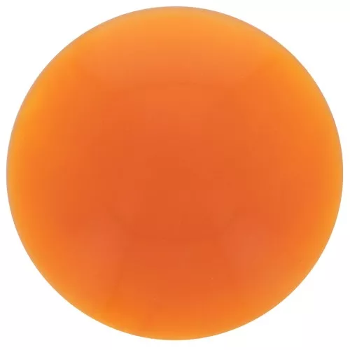 Cabochon rond en acrylique opaque 14 mm - Ambre x1