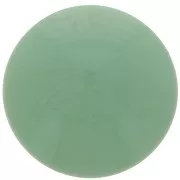 Cabochon rond en acrylique opaque 14 mm - Sauge x1