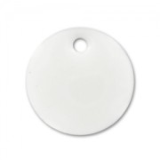 Ronds résine époxy 12 mm Blanc x8