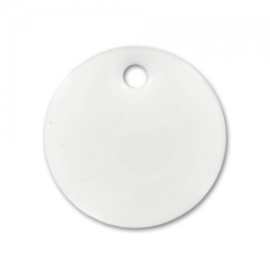 Ronds résine époxy 12 mm Blanc x8