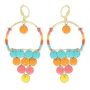 Sequins ronds résine époxy 10 mm Gris x10