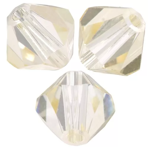 Perles toupies Preciosa - Rondelle Bead 5 mm - Crystal Blond Flare x12