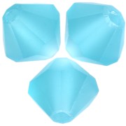 Perles toupies Preciosa - Rondelle Bead 5 mm - Indicolite Matt x12