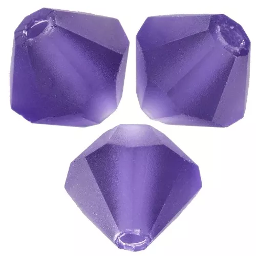 Perles toupies Preciosa - Rondelle Bead 5 mm - Deep Tanzanite Matt x12