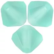 Perles toupies Preciosa - Rondelle Bead 5 mm - Caribbean Sea Matt x12