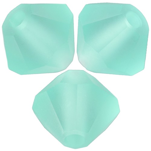 Perles toupies Preciosa - Rondelle Bead 5 mm - Caribbean Sea Matt x12