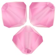 Perles toupies Preciosa - Rondelle Bead 5 mm - Rose Matt x12