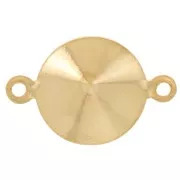 Serti intercalaire à coller pour cabochon PureCrystal Rivoli 1122 10 mm - Doré x1