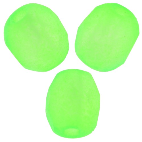 Facettes 4 mm - Neon Green Mat x50