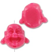 Tête de Bouddha 18 mm Hot Pink x1|raw }}