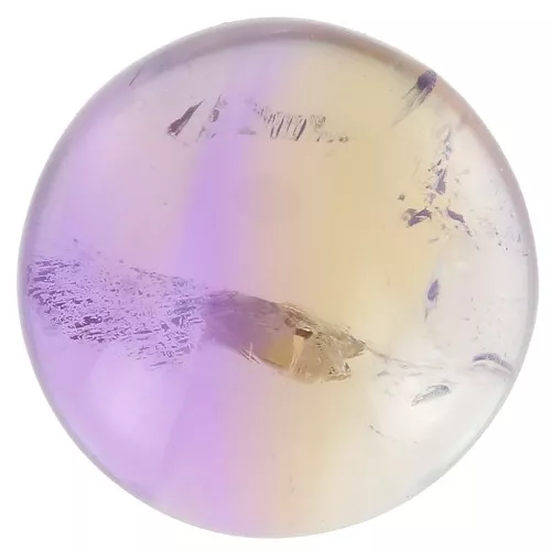 Cabochon rond 12 mm en pierre gemme - Amétrine x1
