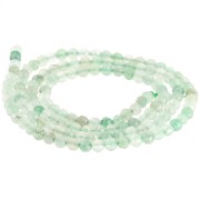 Perles rondes facettées 3 mm pierre gemme - Aventurine x39cm|raw }}