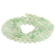 Perles rondes facettées 4 mm pierre gemme - Aventurine x38cm|raw }}