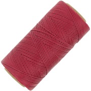 Bobine de fil plat ciré Linhasita pour macramé 1.4 mm - Dark Red (44) x167m