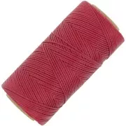 Bobine de fil plat ciré Linhasita pour macramé 1.4 mm - Dark Red (44) x167m