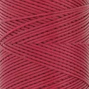 Bobine de fil plat ciré Linhasita pour macramé 1.4 mm - Dark Red (44) x167m