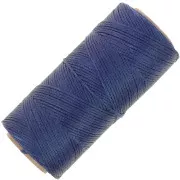 Bobine de fil plat ciré Linhasita pour macramé 1.4 mm - Navy Blue (70) x167m