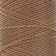 Bobine de fil plat ciré Linhasita pour macramé 1.4 mm - Old Gold (604) x167m