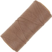 Bobine de fil plat ciré Linhasita pour macramé 1.4 mm - Sable (214) x167m