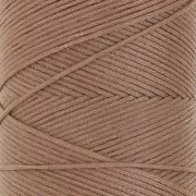 Bobine de fil plat ciré Linhasita pour macramé 1.4 mm - Sable (214) x167m