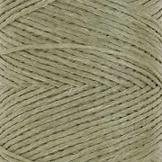 Bobine de fil plat ciré Linhasita pour macramé 1.4 mm - Vert militaire (90) x167m