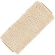 Bobine de fil plat ciré Linhasita pour macramé 1.4 mm - Sand (924) x167m