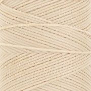 Bobine de fil plat ciré Linhasita pour macramé 1.4 mm - Sand (924) x167m