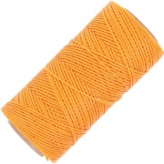 Bobine de fil plat ciré Linhasita pour macramé 1.4 mm - Safran (274) x167m
