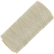 Bobine de fil plat ciré Linhasita pour macramé 1.4 mm - Beige (05) x167m