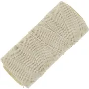 Bobine de fil plat ciré Linhasita pour macramé 1.4 mm - Beige (05) x167m